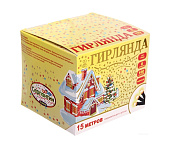 Картинка Гирлянда Серпантин 15 м 180 ламп LED (желтый)