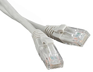 Картинка Кабель Patch-cord 5E 0,3 м (серый)