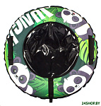 Картинка Тюбинг Snowstorm BZ-100 PANDA W112892 (100 см, зеленый с черным)
