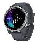 Картинка Умные часы Garmin Venu (синий гранит/серебристый)