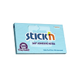 Картинка Блок самоклеящийся бумажный Stickn Hopax 21213 (голубой)