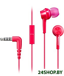 Картинка Наушники с микрофоном Panasonic RP-TCM115 (розовый)