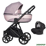Картинка Коляска Riko Nano Pro (3 в 1, 03 pearl pink)