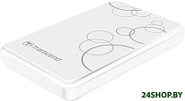 Картинка Внешний жесткий диск Transcend StoreJet 25A3 2TB White (TS2TSJ25A3W)
