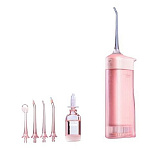 Картинка Ирригатор Soocas W1 (розовый, 4 насадки, чехол, ополаскиватель)